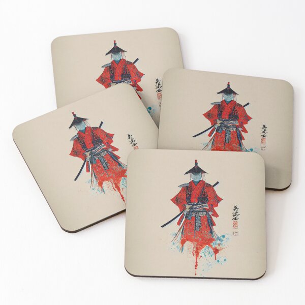 Item preview, Traditional Japanese Samurai Warrior with Katana in Hand designed and sold by Valro.