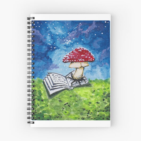Item preview, Mushroom and Book  designed and sold by Ruthie Covert.