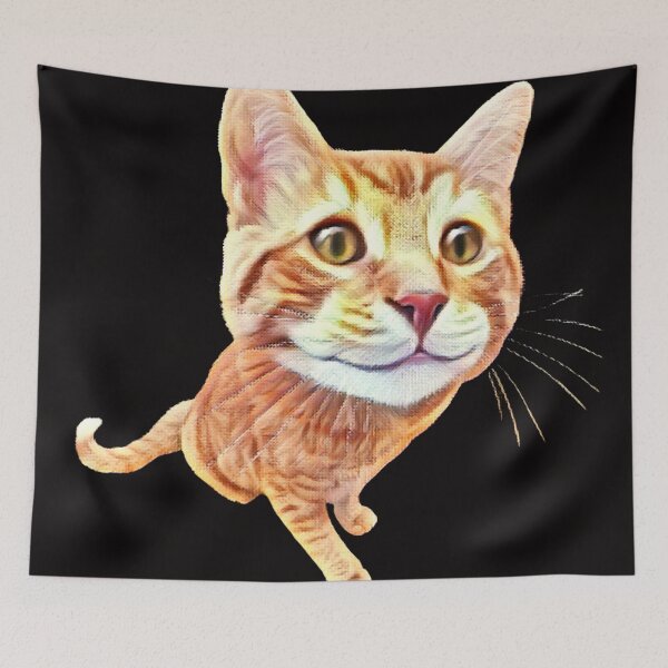 Item preview, Happy Cat designed and sold by Edenglow Prints & Peculiars.