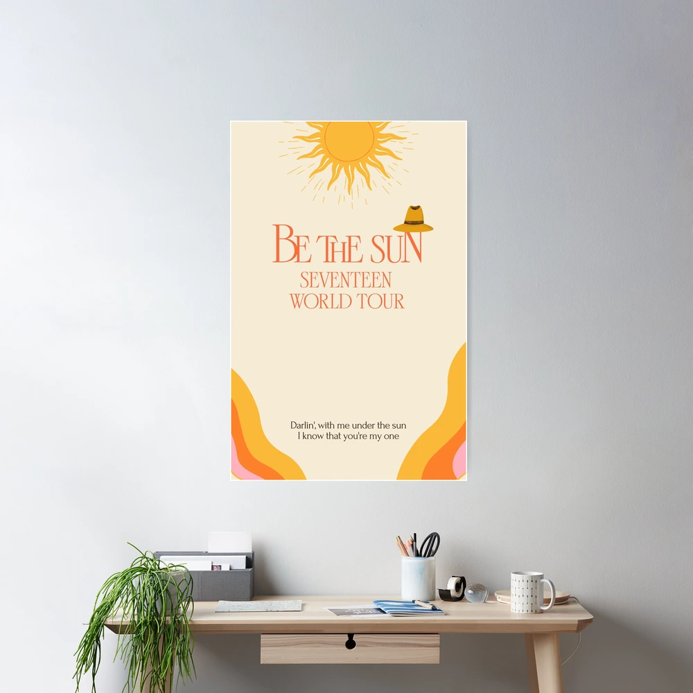 SEVENTEEN BE THE SUN POSTER BOOK ポスターブック Seventeen 'Be The Sun' World Tour