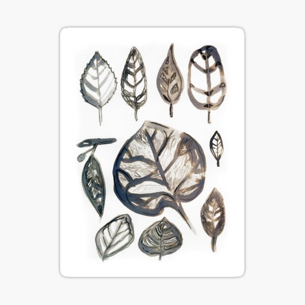 Autumn Leaves Won't Leave You Sticker