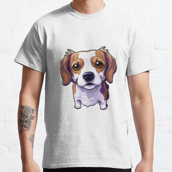 Anxious Beagle - Dog Classic T-Shirt