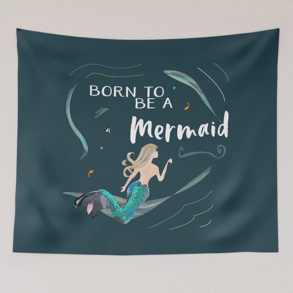 Item preview, Calling all wild open water swimming, mermaids and surfers. Caroline Laursen original for swimmer lovers designed and sold by Caroline Laursen.
