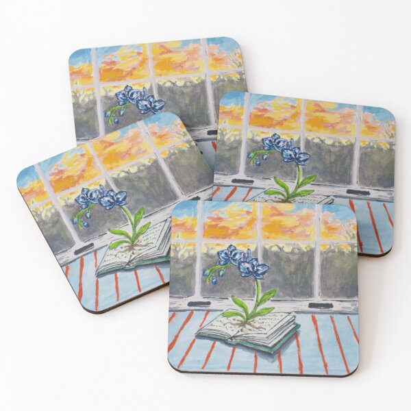 Item preview, Orchid and Book designed and sold by Ruthie Covert.