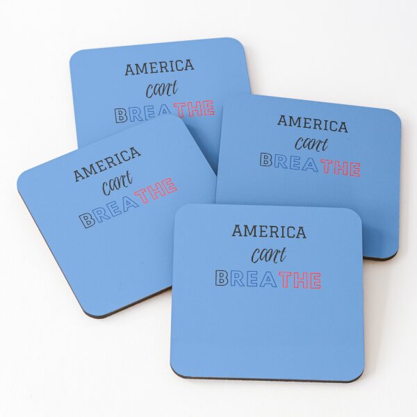 Item preview, America can t breathe slim fit t-shirt  designed and sold by ConnyBohm.
