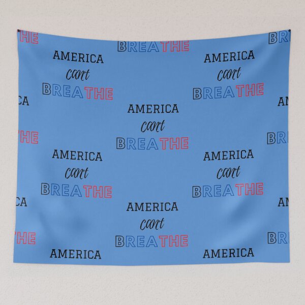 Item preview, America can t breathe slim fit t-shirt  designed and sold by ConnyBohm.