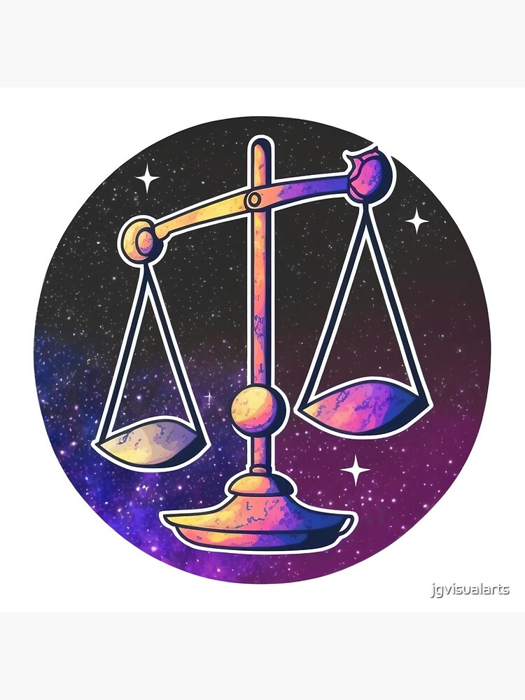 Libra Scales Zodiac Birthday Sign | Art Board Print