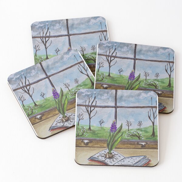 Item preview, Hyacinth and Book designed and sold by Ruthie Covert.