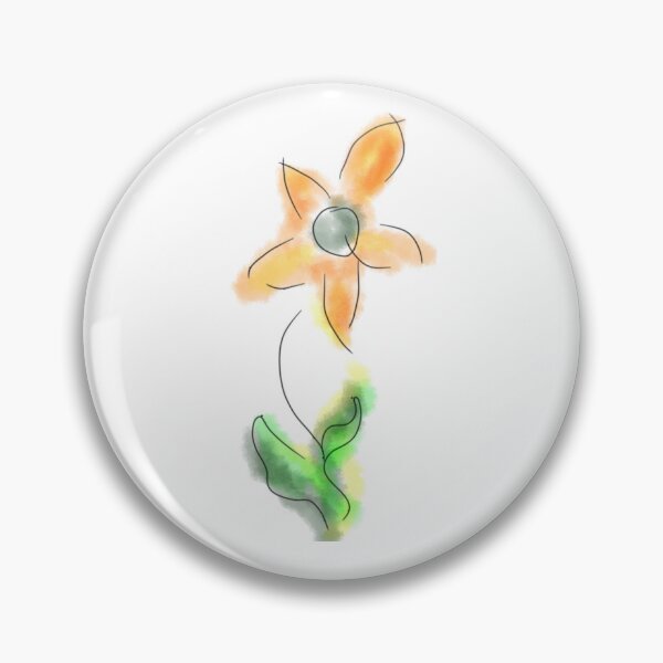 Item preview, Cute daisy flower digital watercolour  designed and sold by WorldOfWendyArt.