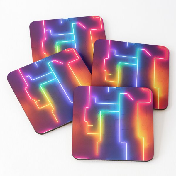 Item preview, Cyberpunk Neon Stripe Electronics designed and sold by Unicorn Trainwreck.
