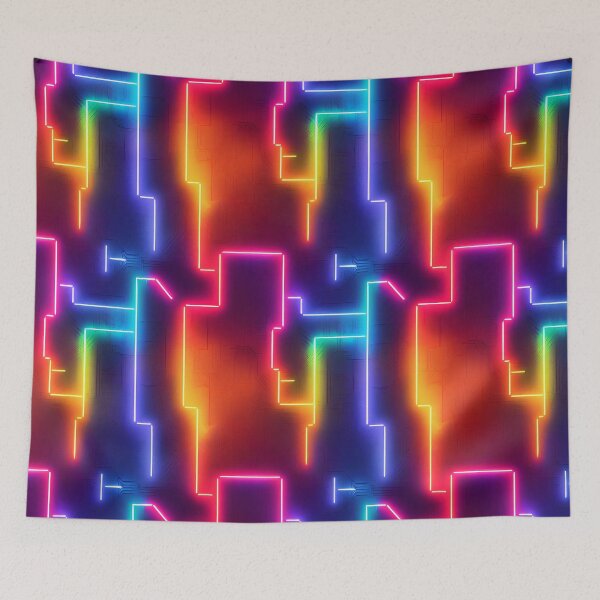 Item preview, Cyberpunk Neon Stripe Electronics designed and sold by Unicorn Trainwreck.