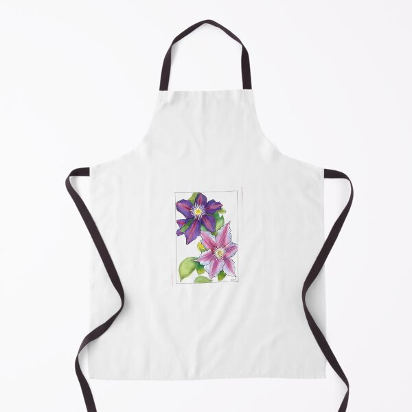 Item preview, Two Clematis Flowers designed and sold by Dai Wynn Fine Art.