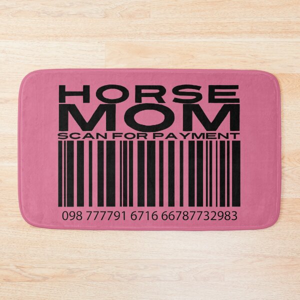 Item preview, Horse Mom Scan For Payment | Horse Mom | Equestrian Mom (White Lettering Available) designed and sold by Wavecrest Wearables.