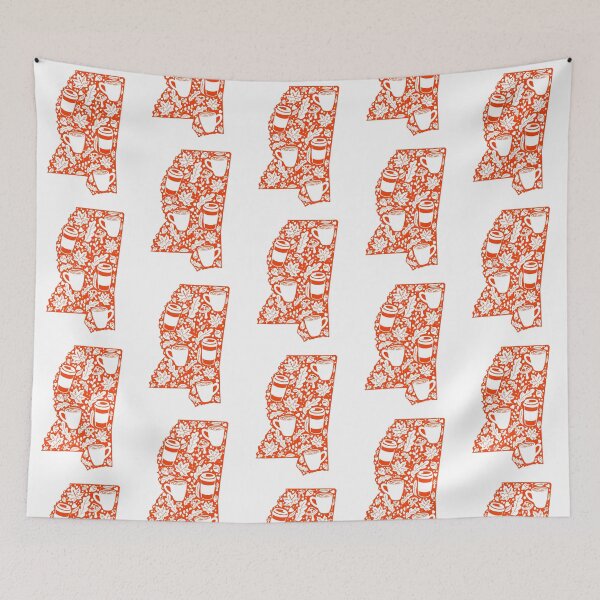 Item preview, Autumn Season Mississippi Red Silhouette  designed and sold by missmann.