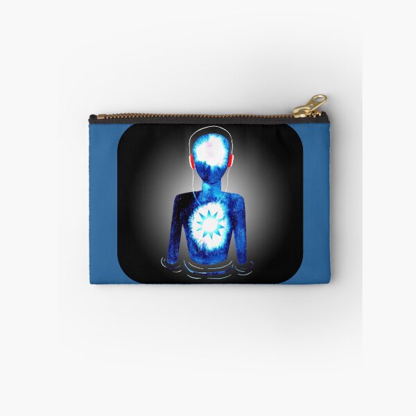 Item preview, Meditation Man w/ Headphones designed and sold by RealmsBeyond.