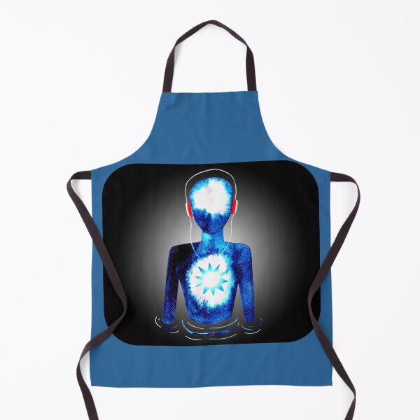 Item preview, Meditation Man w/ Headphones designed and sold by RealmsBeyond.