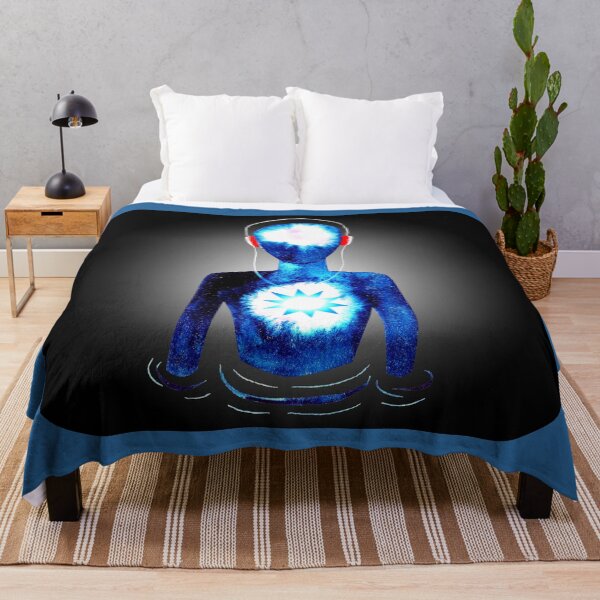 Item preview, Meditation Man w/ Headphones designed and sold by RealmsBeyond.