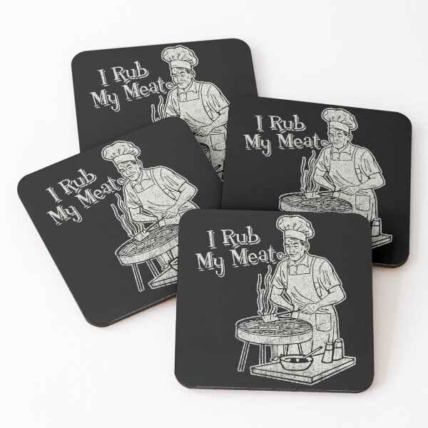 Item preview, I Rub My Meat designed and sold by Alema Art.