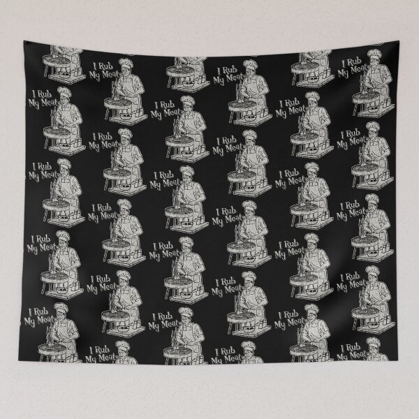 Item preview, I Rub My Meat designed and sold by Alema Art.