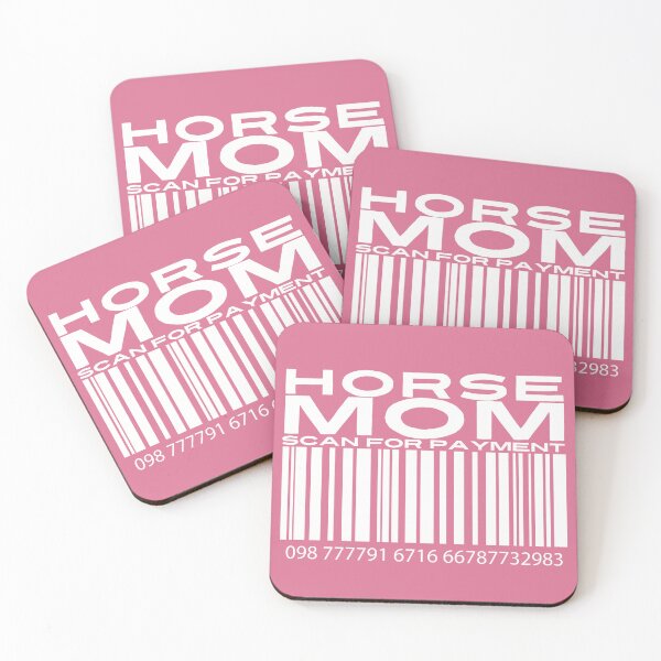Item preview, Horse Mom Scan For Payment | Horse Mom | Equestrian Mom (Black Lettering Available) designed and sold by Wavecrest Wearables.