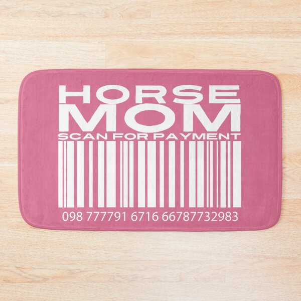 Item preview, Horse Mom Scan For Payment | Horse Mom | Equestrian Mom (Black Lettering Available) designed and sold by Wavecrest Wearables.