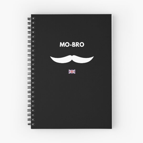 Item preview, MOvember Inspired Mo-Bro UK Moustache 8 T-Shirt designed and sold by Wit-T-Merch.