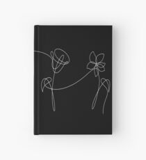 BTS FOUR FLOWERS WHITE Hardcover Journal