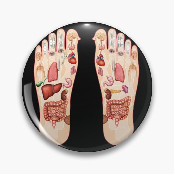 Item preview, Foot Reflexology Map  designed and sold by LisaVerbeeck.