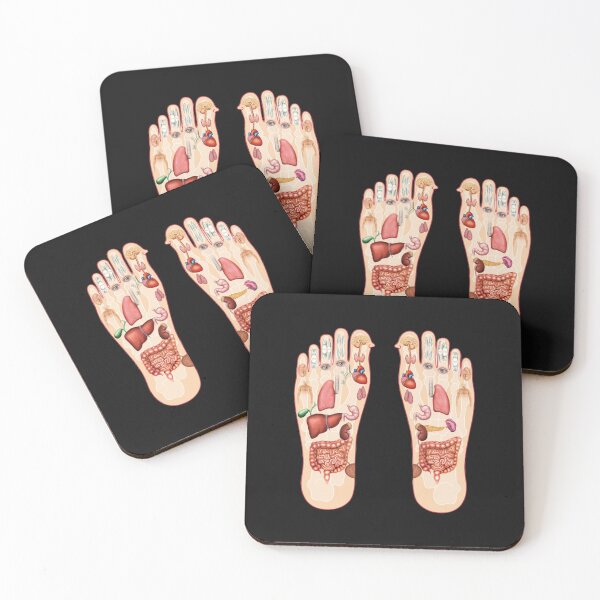 Item preview, Foot Reflexology Map  designed and sold by LisaVerbeeck.
