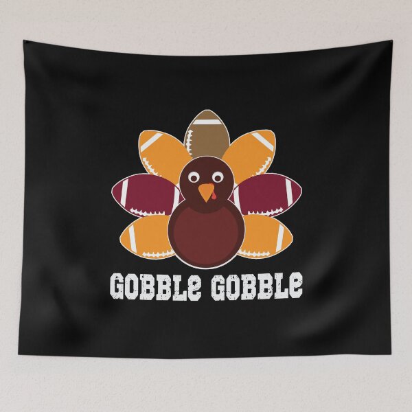 Item preview, Turkey & Football Gobble Gobble Thanksgiving designed and sold by BUBLTEES.