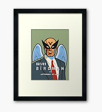 Harvey Birdman Framed Print