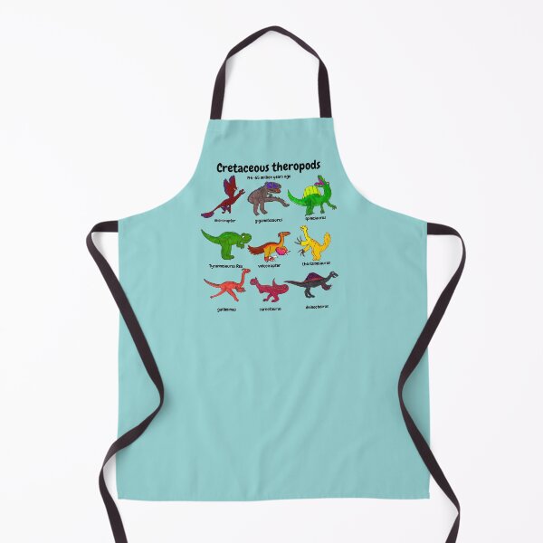 Item preview, Theropods from the Cretaceous Period-blue designed and sold by dladieu.