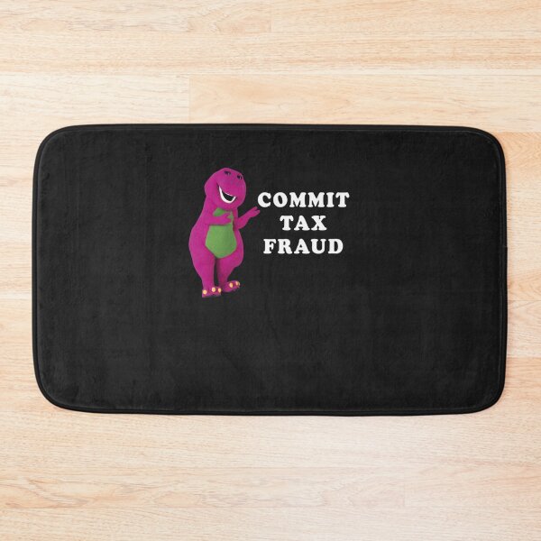 Item preview, B A R N E Y-Commit-Tax-Fraud Customize T-Shirt  designed and sold by JanSchumann.