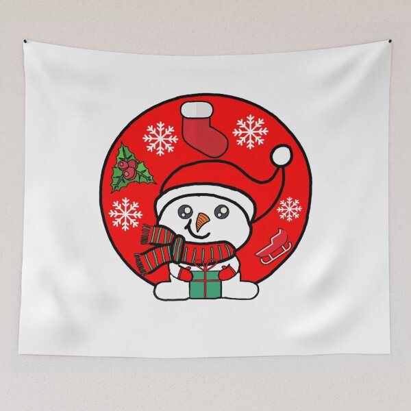 Item preview, Kawaii Christmas Snowman's Gift  designed and sold by GarnersDesigns.