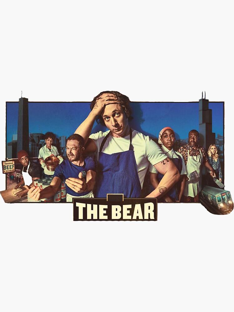 The Bear Tv Series Sticker for Sale by OnlyForFans