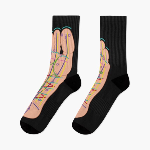 Item preview, Thai Foot Reflexology Map  designed and sold by LisaVerbeeck.