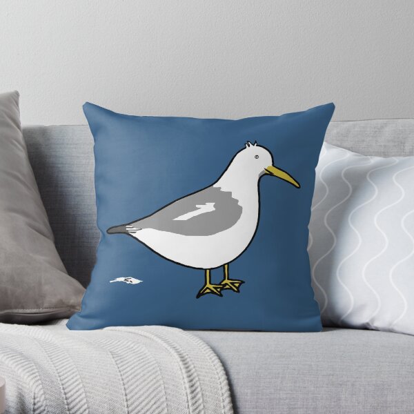 Seagull Throw Pillow