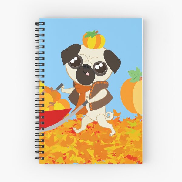 Item preview, Pug Buddies and the Pumpkin Harvest. Halloween designed and sold by NorroenDyrd.