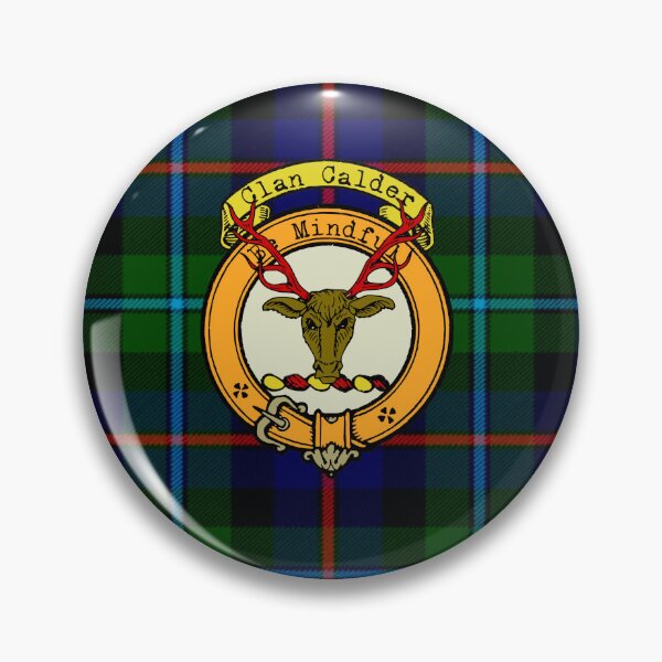 Artikelvorschau, Calder Schottischer Tartan und Wappen entworfen und verkauft von BagTown Clans.