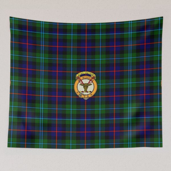 Artikelvorschau, Calder Schottischer Tartan und Wappen entworfen und verkauft von BagTown Clans.