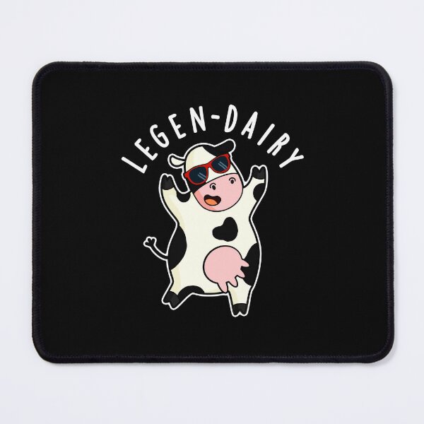 Item preview, Legen-dairy Funny Cow Puns (Dark BG) designed and sold by punnybone.