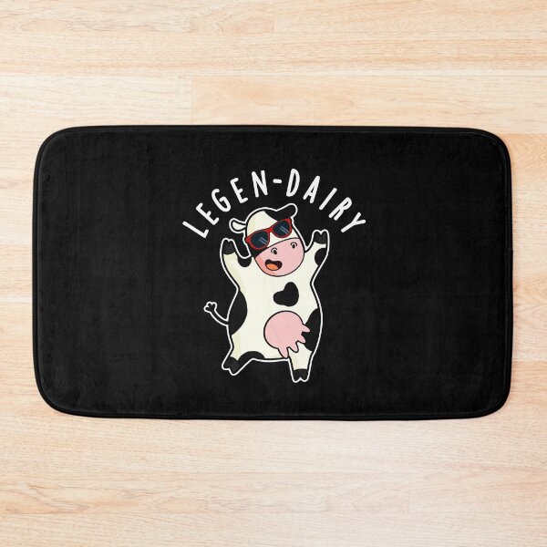 Item preview, Legen-dairy Funny Cow Puns (Dark BG) designed and sold by punnybone.