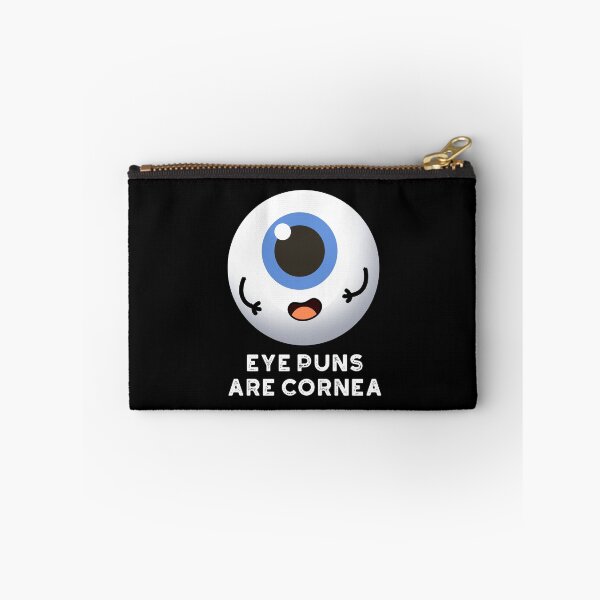 Item preview, Eye Puns Are Cornea Funny Eye Puns (Dark BG) designed and sold by punnybone.