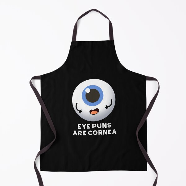 Item preview, Eye Puns Are Cornea Funny Eye Puns (Dark BG) designed and sold by punnybone.