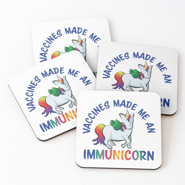 Item preview, Vaccines Made Me an Immunicorn designed and sold by InkLayer.