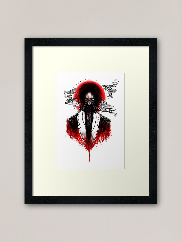 Lucy Aoi Framed Art Print By Warickaart Redbubble