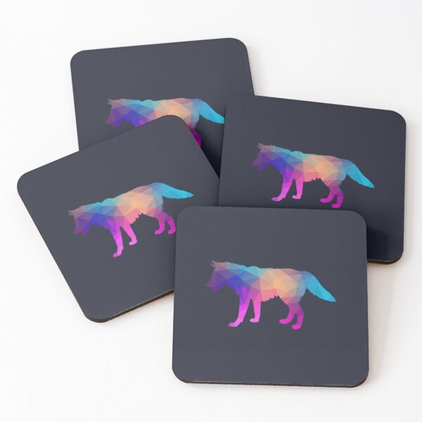 Item preview, Polygon dog  colorful sweet gift sweet designed and sold by MaliaRades.
