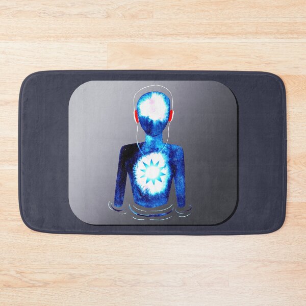 Item preview, Meditation Man w/ Headphones designed and sold by RealmsBeyond.