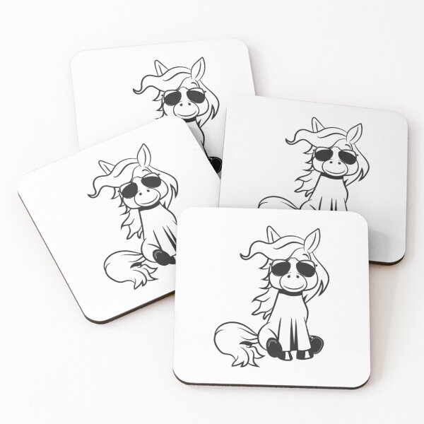 Item preview, Pony horse sit fun sunglasses girl sweet sweet jum designed and sold by MaliaRades.