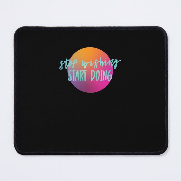 Item preview, Stop wishing start doing motivational quote for action designed and sold by Lumia Creations.